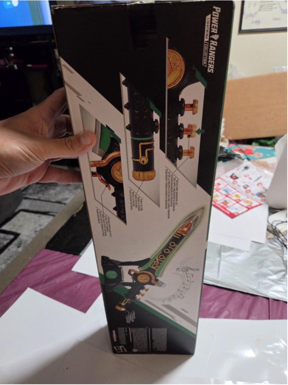 Hasbro Power Rangers Lightning Collection MMPR Green Ranger Dragon Dagger *READ* - Picture 9 of 16